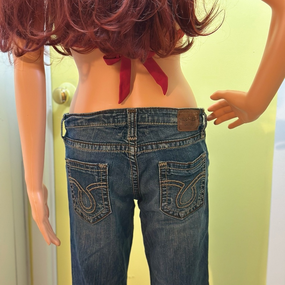 Big Star Women's Distressed Blue Flare Bootcut Jeans 30R 31" Inseam - Picture 8 of 16